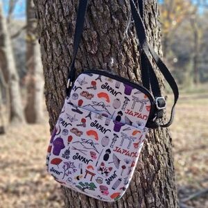 Japan Themed Crossbody Bag